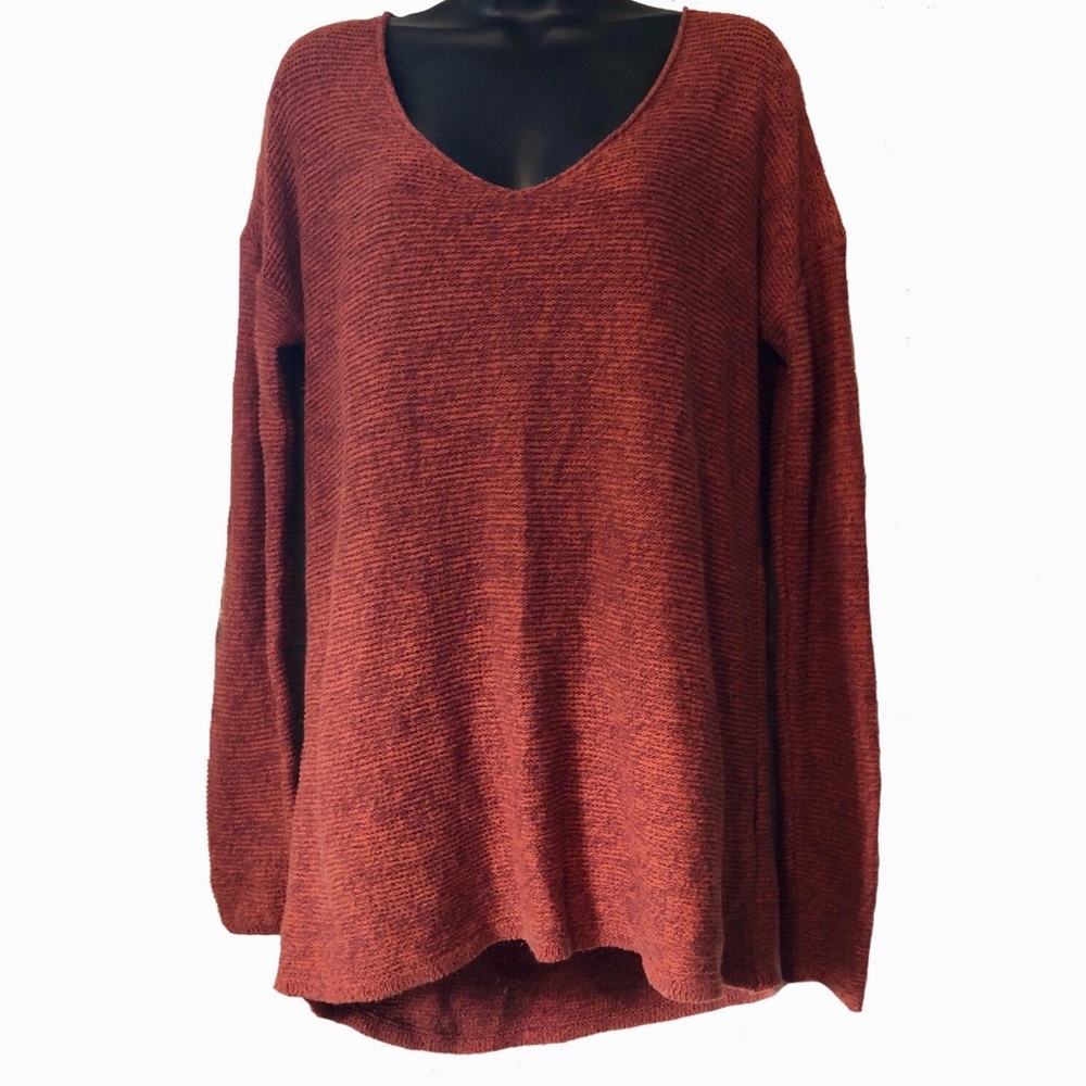 ⚡️5/$15⚡️ Old Navy | Orange/Burgundy Sweater - Picture 4 of 10